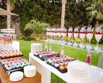 sprawling lawns with catering for parties